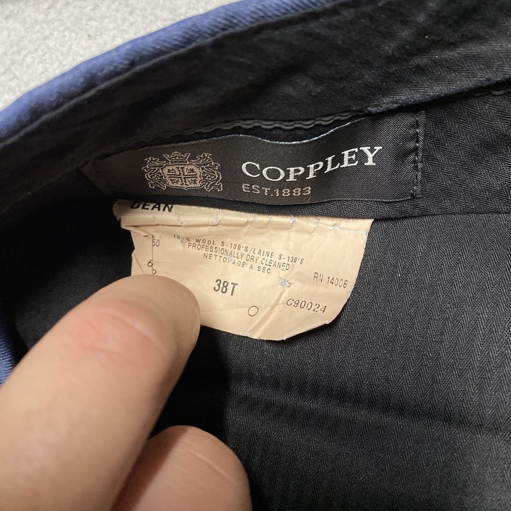 Coppley Wool Dress Pants 36x34 Wool Trouser Reda Fabric Made In Canada - Picture 3 of 8